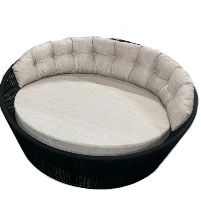 Chaise Berlim 1,50m Alumínio Tramada em Corda Náutica